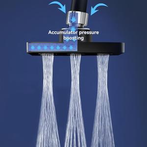 High Pressure Shower Head, Wall Mounted Shower Head, Large Flow Luxury Spray, Shower Accessories for Home Bathroom