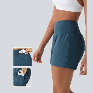 Halara Super High Waisted 5'' 2-in-1 Yoga/Running/Cycling Shorts – Back Pocket & Hidden Side Pocket, Stretchy Comfortable Fit for Gym & Casual Activities  #tiktokshopmademebuyit #summer #dealdrops