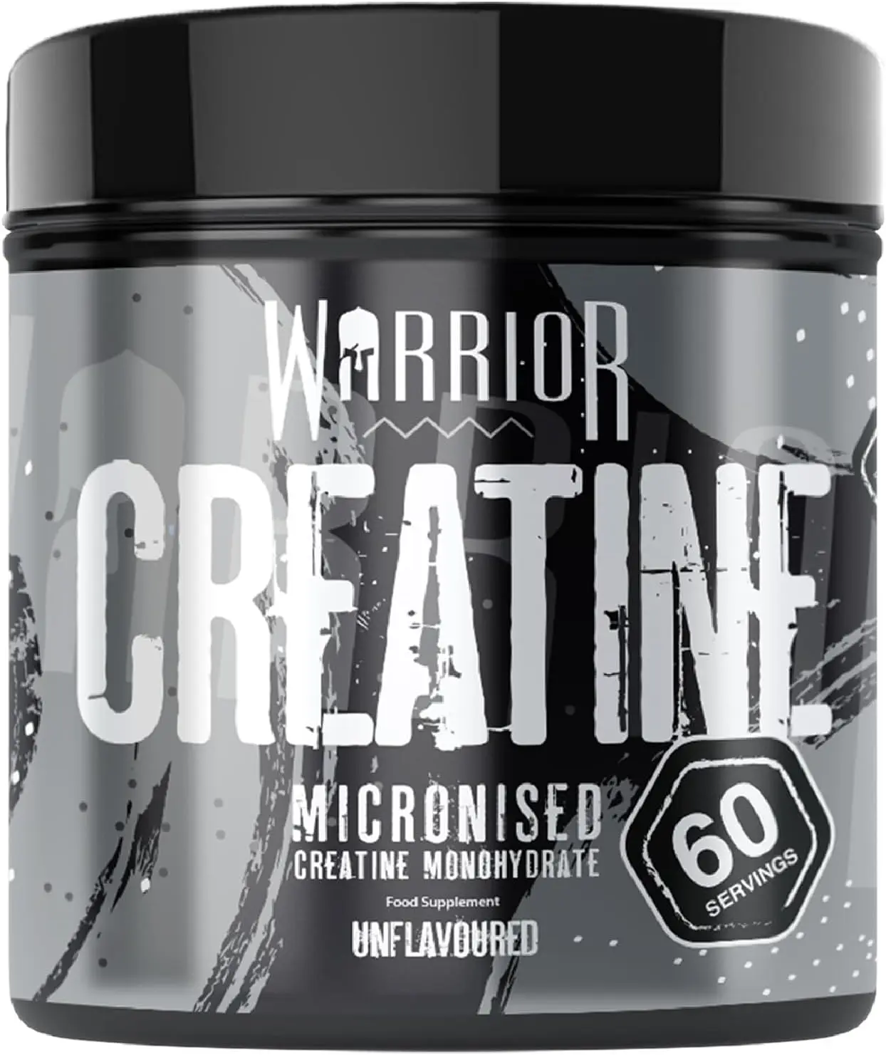 Warrior Creatine Monohydrate Powder 300g – Micronised – Proven to Improve Physical Performance and Recovery, 5g Servings (Unflavoured), 1 pack