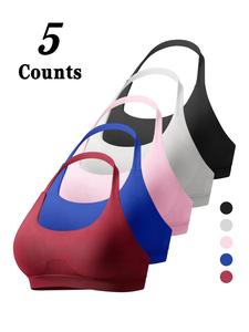 Sexy Fashion Women's Sports Bra, Yoga Pilates Halter Top, Quick-Dry Sweat-Wicking, High-Intensity Workout, Tennis Golf Essential