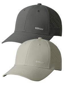 Quick Drying Soft Top Fitted Baseball Cap, Breathable Mesh Sports Cap, Outdoor Sun Hat for Men & Women