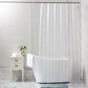Heavy Duty EVA Shower Curtain Liner 3D Water Cube Clear Bathroom Shower Curtains