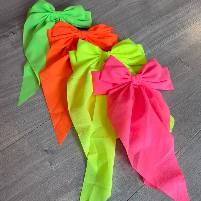 Aurora Satin Bow Clip