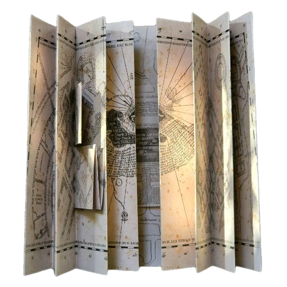 The Marauders Map Replica -from A classic by J.K. Rowling/Harry Potter