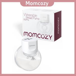 Momcozy Wearable Breast Pump S12 Pro, Double Hands-Free Pump with Comfortable Double-Sealed Flange, 3 Modes & 9 Levels Electric Breast Pump, Smart Display, 24mm (1, White)