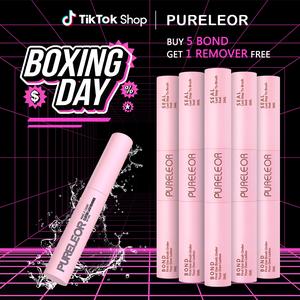 PURELEOR Lash Bond and Seal Glue Remover for Cluster Eyelashes Extensions Long-Lasting Adhesive