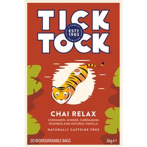 Tick Tock Wellbeing Chai Relax 20 Bags