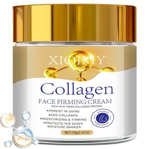 70g Triple Collagen Moisturizing Face Cream, Firm Anti Aging, Strong Hydration, Smooths Skin Texture, Evens Tone, Suitable for All Skin Types