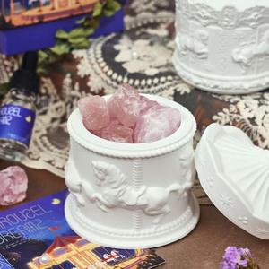 Carousel Design Candle Aromatherapy Kit, 1 Set Carousel Design Candle Aromatherapy Kit, Home Fragrance for Bedroom & Living Room