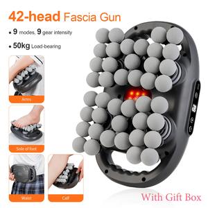 High-quality 42-head Massage Gun, Deep Muscle Relaxation Tool, Muscle Stretching Tool, Neck Shoulder Relaxer, Portable Design, Ideal Gift for Friends & Family