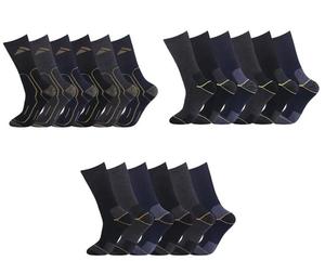 Findfashion Men's Casual Wear Comfortable Fit Padded Work Socks For Gents One Size Fits All Shoe Size UK 6-11/EU 39-45