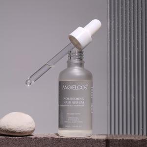 Hair Serum with Argan Oil & Vitamin E | Anti-Frizz Serum | Lightweight, Smooth and Shiny Hairs | For All Hair Types | Hydrating and Nourishing | Daily Haircare Routine | ANGIELCOS