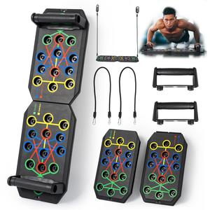 Professional 20-in-1 Push-up Board, 1 Count Multifunctional Strength Training Push-up Bar with Storage Bag, Drawcord for Home Workout, Portable Exercise Machine, Home Exercise Equipment, Home Gym System