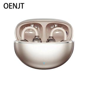 OENJT GTS15 Bluetooth Wireless Headphones, Clip-On Ear Design, Call Noise Cancellation, Long-Lasting Battery Life, Ultra-Clear Sound Quality, Suitable for Various Outdoor Sports