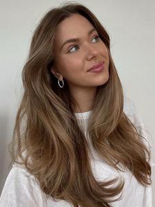 Long Straight Clip-in Hair Extensions, Gorgeous Fluffy Wigs for Women, Human Hair Extensions for Party, Daily Use