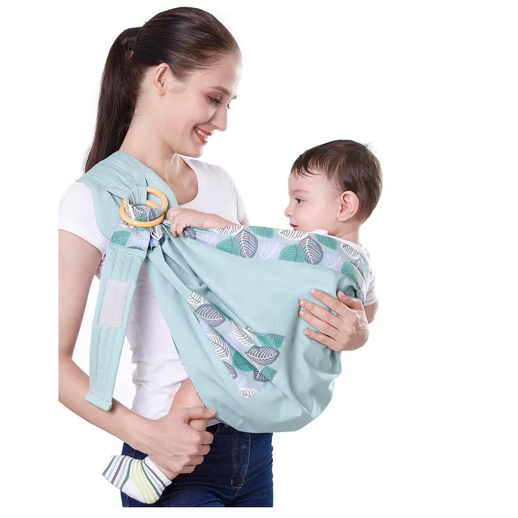 Baby Wrap Carrier Sling Adjustable Infant Comfortable Nursing Cover Soft Breathable Breastfeeding Carrier