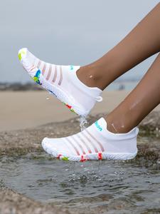 Women's Outdoor Sports Shoes, Beach Sandals, Water Shoes, Fitness Shoes, Hiking Boots, Slip-On, Breathable Mesh, Non-Slip Rubber Sole