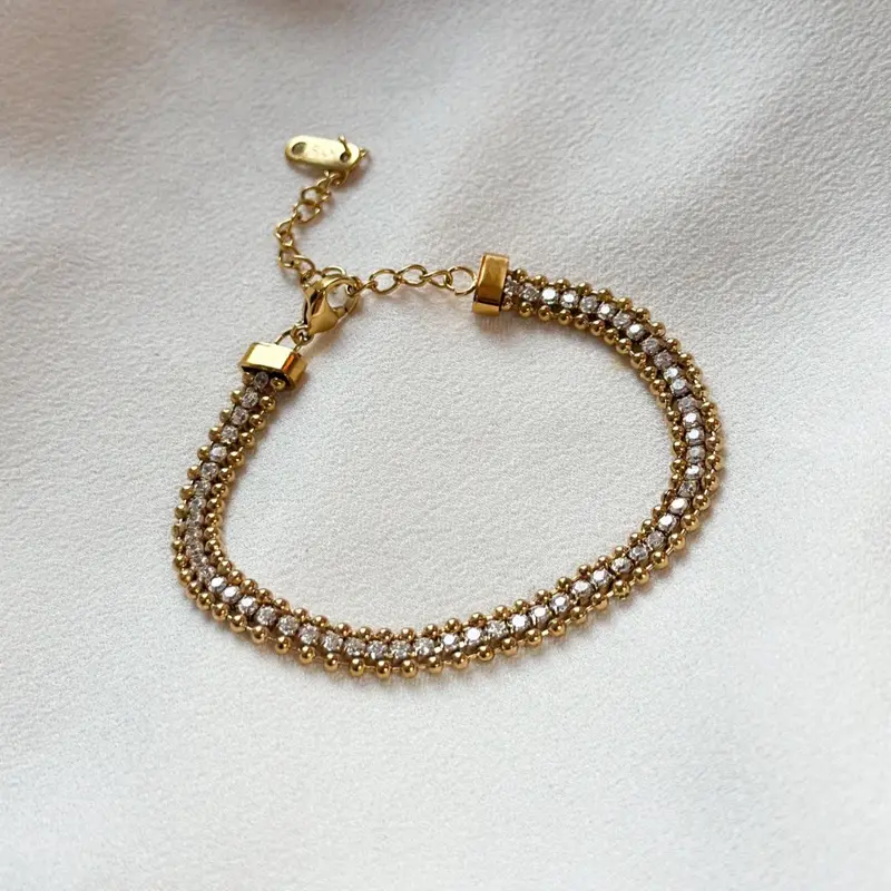 Ellis grey jewellery - jewelled chain bracelet