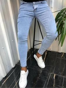 Men's Regular Fit Plain Jeans, Casual Comfy Denim Pants for Daily Wear, Woven Bottoms for All Seasons, Cotton