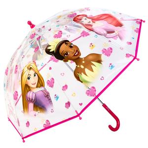 Disney Princess Dome Umbrella for Kids Childrens Boys Girls Brolly with Safety Opening