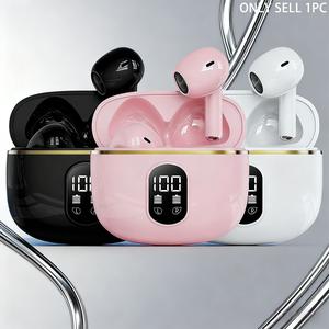 Wireless Earphone, Noise Cancelling In-ear Design Headphone with LED Display, Bluetooth-compatible Earbuds for Music Lovers & Fitness Enthusiasts, Audio