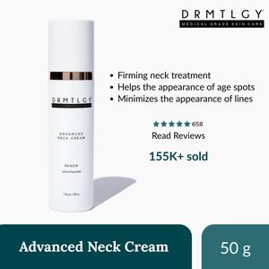 DRMTLGY Advanced Neck Firming Cream - 1.8 oz | Tightens & Lifts Sagging Skin | Peptides + Vitamin E | Targets Neck Lines, Improves Elasticity & Hydration I Target “Tech Neck” & Fine Lines I Viral Neck Cream