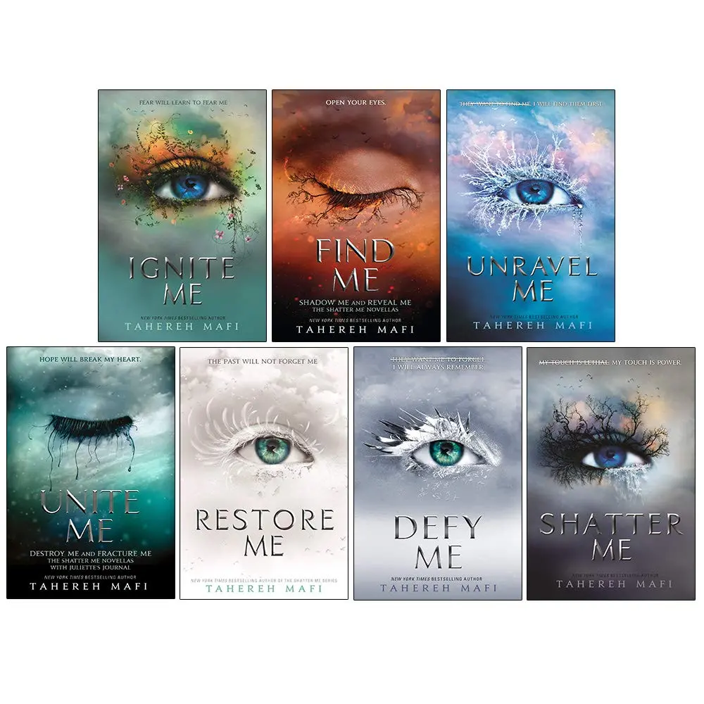 Shatter Me by Tahereh Mafi (7 books series)- Paperback