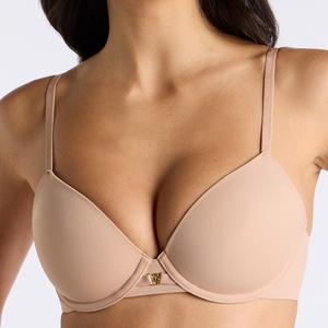 Ultra light microfibre plunge t-shirt bra