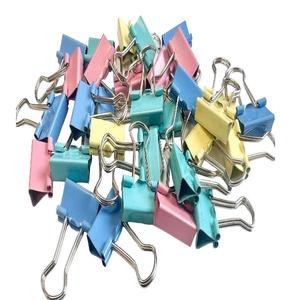 19mm Small Assorted Colour Foldback Clips Paper Binder Clamps Clips Bulldog Colour Qty 30 Pcs