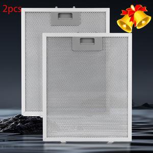 Household kitchen appliance: Two aluminum mesh filters, suitable for range hoods, Four sizes, capable of filtering grease，Please purchase according to the required size.