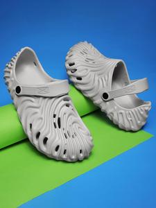 Men's Casual Plain Color Slides, Soft Comfortable Non-slip Slippers, Breathable Comfortable Sports Slides for Indoor & Outdoor Wear, Boy