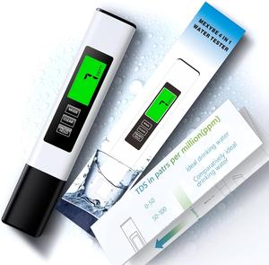 ThisHill 2025 All-New 4 in 1 Tds Meter Digital Water Tester - Accurate and Reliable TDS EC & Temperature( ° C,. ° F) Meter - 0-9990ppm - Professional Testing for Drinking Water, RO/DI System, Aquariums, Pool, etc.