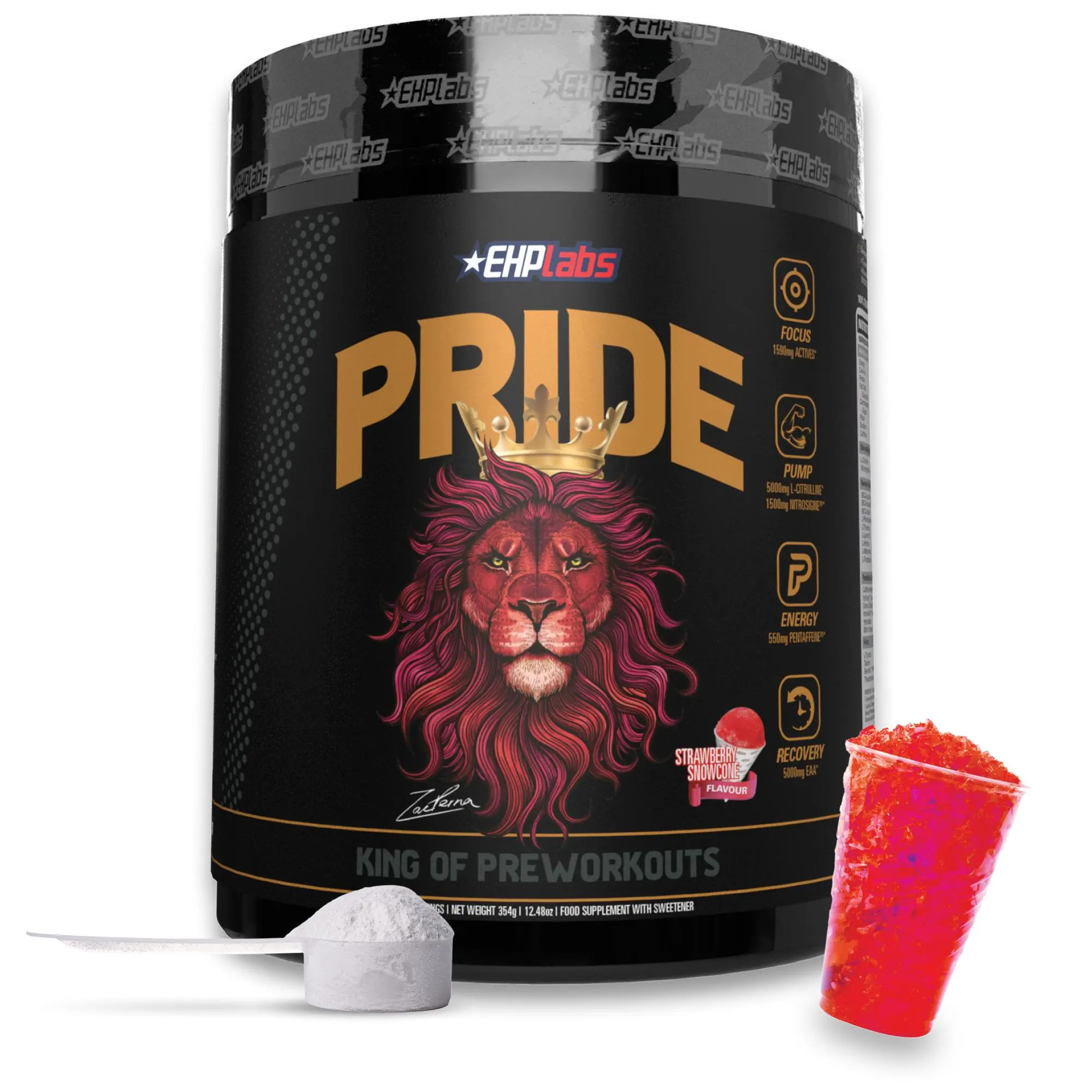 EHPlabs PRIDE Pre Workout Supplement Powder - Full Strength Pre-Workout Energy Supplement, Sharp Focus, Epic Pumps & Faster Recovery, men and women, energy for gym, strength, muscle (40 Servings)