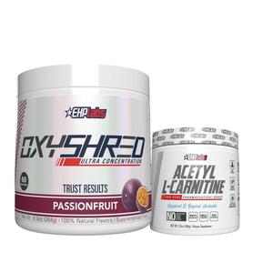 EHPlabs OxyShred Ultra Concentration Pre Workout Supplement Passionfruit & Acetyl L-Carnitine Bundle | Healthcare Dietary  |