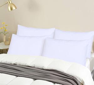 Cotton  Pillow Cases Pack of 4 - T200 100% Egyptian Cotton Envelop Closure Pillowcases - Hotel Quality Wrinkle Free Soft & Breathable Pillows Cover pillow cases