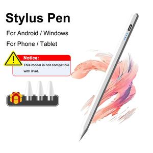 Stylus pen compatible with Android Tablets, smartphones and Windows devices, Fast Charge, No delay in writing, Long battery life, suitable for iPhone, Huawei, Lenovo, honor, Xiaomi and other smartphones (This model is not compatible with iPad)