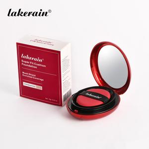 Long Lasting Air Cushion Foundation, 1 Box Lightweight Concealer Foundation, Moisturizing Full Coverage Flawless Makeup Cream for Women & Girls, Super Fit Cushion Foundation Cosmetic