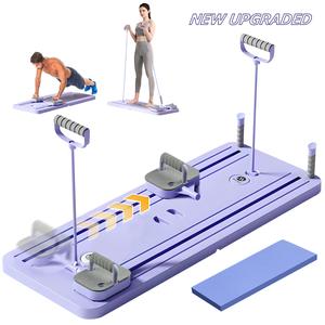 Ab Roller Board For Full-Body Workout, Multi-functional, Home Pilates Reformer, Workout Equipment for Strength Training, Foldable, Lightweight for Home Gym Fitness