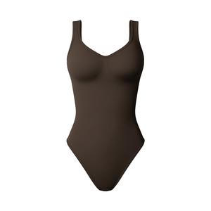 OQQ Womens Bodysuits Sexy Ribbed Sleeveless Shapewear Tank Tops 2025 Summer