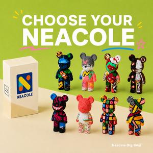 (Big bear) Bear Building Block, Neacole building block, Building blocks for Kids, Building block birthday gifts, Creative Decoration, Birthday Gifts for Girls，building block sets，bear building blocks rainbow