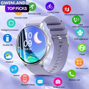 Multifunctional Smart Watch, Fashionable Digital Watch, Sports Watch for Women & Men, Wearable, Smartwatch Tracker, Running Watch, Electronic Watch, Touch Screen Watch, Smart Bracelet, Smartwatch Android