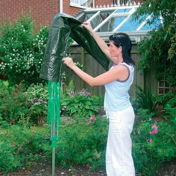 Premium Waterproof Rotary Washing Line Cover - Long-lasting Outdoor Protection