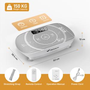 MERACH Slim Vibration Plate Exercise Machine, Whole Body Workout Equipment for Women, Silicone Pedal, Vibration Plate for Lymphatic Drainage, Vibrate Fitness Platform for Weight Loss Home Gym TikTokShopBlackFriday