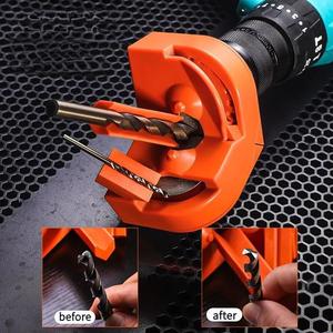 Drill Bit Sharpener Tool with Grinding Wheels, Multipurpose Drill Bits Grinding Sharpener for Power Tools, Portable Drill Bit Grinding Tool for Home & Office