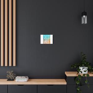 Motivational Canvas Print — “Health Is Not About The Weight You Lose. It’s About The Life You Gain.”