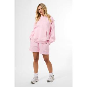 Kaiia Logo Sweat Shorts Baby Pink