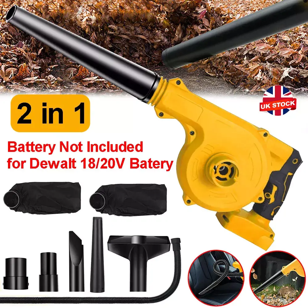 Cordless Leaf Blower 20V Battery 2-in-1 Electric Leaf Blower&Vacuum