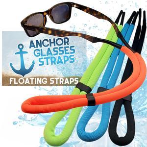 Floating Sunglasses Straps - 4 Pack Anchor Glasses Straps Floating Adjustable Eyeglasses Straps for Kids and Adults Stop Eyewear from Slipping Active Sport Water