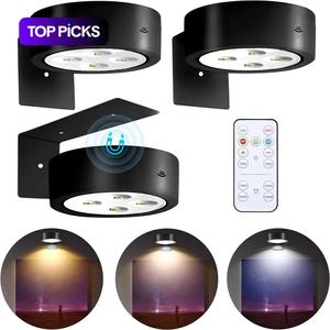 Battery Required Wall Mounted Light with 3 Lighting Modes, Wireless Magnetic Painting Light with Remote Control, Novelty Lighting for Home Decor