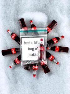 5pcs/10pcs  A Little Bag Of Coke -Joke Novelty Funny Birthday Stocking Filler Stag Do Festival Fake Drug Gift Secret Santa Boyfriend Gifts for Him Prank